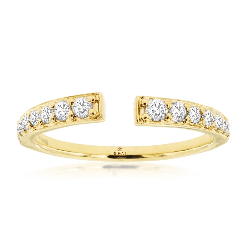 YELLOW GOLD DIAMOND RING H1259D