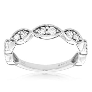 WHITE GOLD DIAMOND WEDDING BAND WC8360D