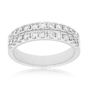 WHITE GOLD DIAMOND WEDDING BAND WC8595D