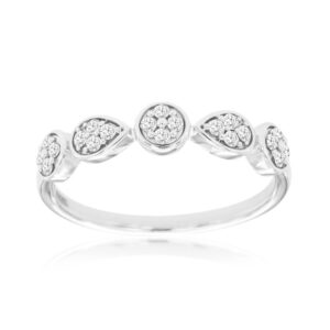 WHITE GOLD DIAMOND WEDDING BAND WC9025D