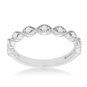WHITE GOLD DIAMOND WEDDING BAND WC8435D