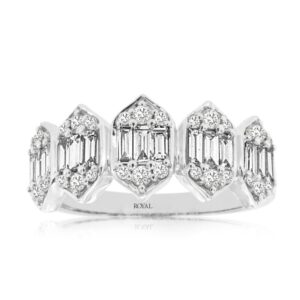 WHITE GOLD DIAMOND WEDDING BAND WH1271D