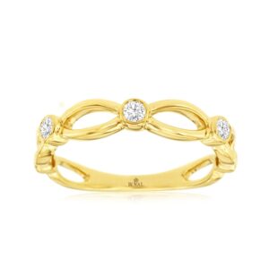 YELLOW GOLD DIAMOND RING H1412D