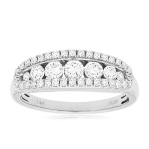 WHITE GOLD DIAMOND WEDDING BAND WC6624D