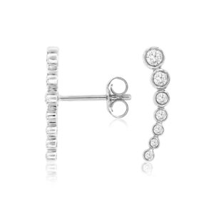 WHITE GOLD DIAMOND EARRINGS WH1286D