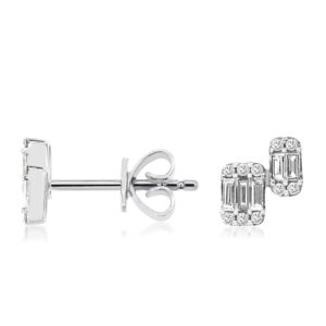 WHITE GOLD DIAMOND EARRINGS WH1707D