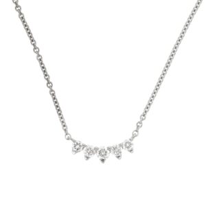 WHITE GOLD DIAMOND NECKLACE WH1036D