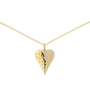 YELLOW GOLD DIAMOND PENDANT H3439D
