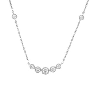 WHITE GOLD DIAMOND NECKLACE WH1032D