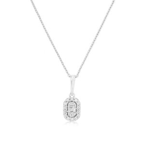 WHITE GOLD DIAMOND PENDANT WH2679D