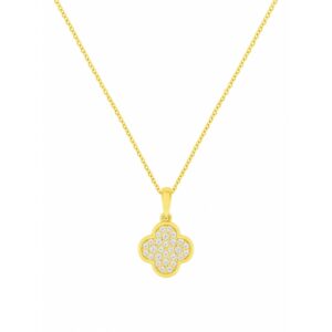 YELLOW GOLD DIAMOND PENDANT H3205D