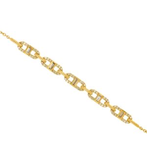YELLOW GOLD DIAMOND BRACELET H1592D