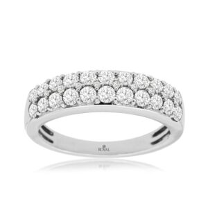 WHITE GOLD DIAMOND WEDDING BAND WC9976D