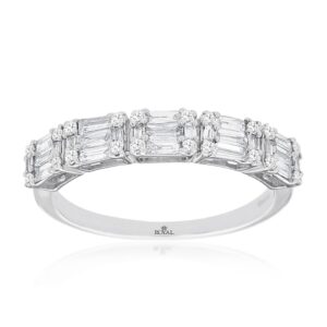 WHITE GOLD DIAMOND WEDDING BAND WC9668D