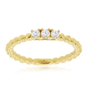 YELLOW GOLD DIAMOND WEDDING BAND C9481D