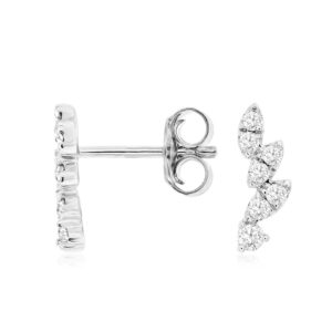 WHITE GOLD DIAMOND EARRINGS WC9523D