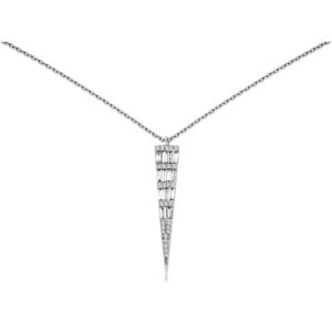 WHITE GOLD DIAMOND PENDANT WC8143D