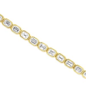 YELLOW GOLD DIAMOND BRACELET H2391D