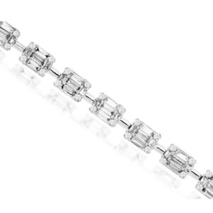 WHITE GOLD DIAMOND BRACELET WC9674D