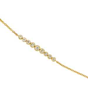 YELLOW GOLD DIAMOND BRACELET H1591D