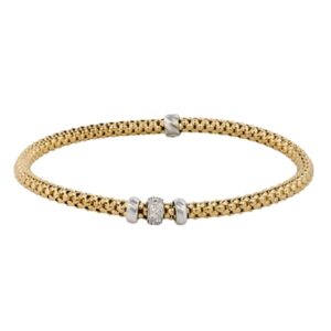 SIMON G. WOVEN DIAMOND BRACELET LB2543-Y