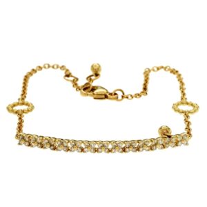 YELLOW GOLD DIAMOND BRACELET C8845D
