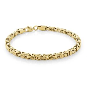 ITALGEM STEEL GOLD-IP KING-LINK BRACELET SMB639-8