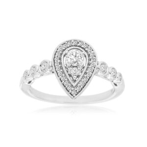 WHITE GOLD DIAMOND RING WH1795D