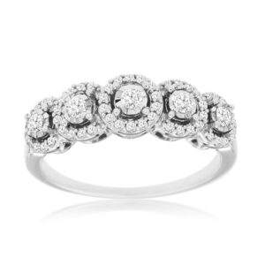WHITE GOLD DIAMOND WEDDING BAND WC8746D