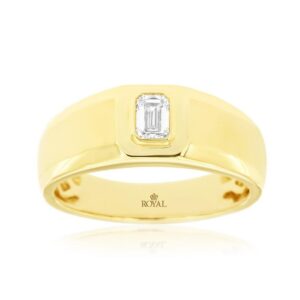 YELLOW GOLD DIAMOND RING H2528D
