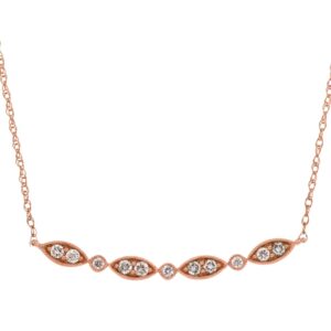 ROSE GOLD DIAMOND NECKLACE PH1152D