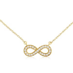 YELLOW GOLD DIAMOND NECKLACE H3592D