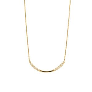 YELLOW GOLD DIAMOND NECKLACE H1453D