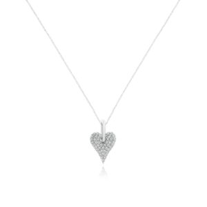 WHITE GOLD DIAMOND PENDANT WH3709D