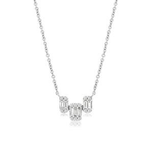 WHITE GOLD DIAMOND NECKLACE WH1706D