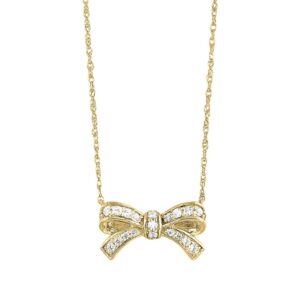 YELLOW GOLD DIAMOND PENDANT PD11125-1YD