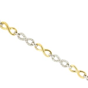 YELLOW & WHITE GOLD DIAMOND BRACELET TH1316D