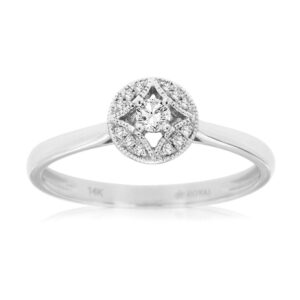 WHITE GOLD DIAMOND RING WC5973D