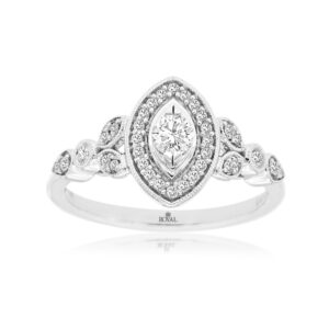 WHITE GOLD DIAMOND RING WH1796D