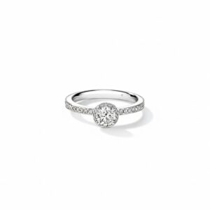 HEARTS ON FIRE TIMELESS HIDDEN HALO ENGAGEMENT RING UU3065PTIS10706500