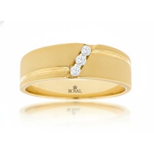 YELLOW GOLD DIAMOND RING 2989G