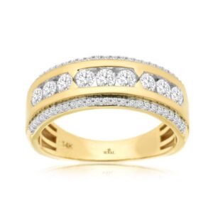 YELLOW GOLD DIAMOND RING H3583D