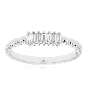 WHITE GOLD DIAMOND WEDDING BAND WC9387D