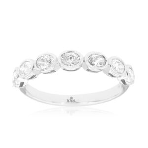WHITE GOLD DIAMOND WEDDING BAND WH2522D