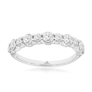 WHITE GOLD DIAMOND WEDDING BAND WH2186D
