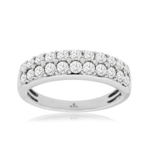 WHITE GOLD DIAMOND WEDDING BAND WC9976D