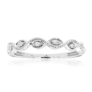 WHITE GOLD DIAMOND WEDDING BAND WH1163D