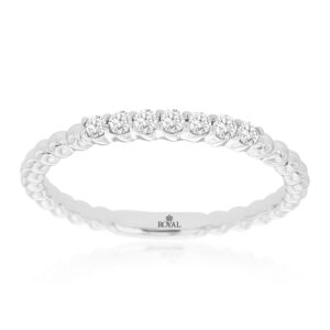 WHITE GOLD DIAMOND WEDDING BAND WC9480D
