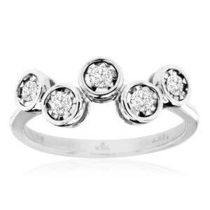 WHITE GOLD DIAMOND WEDDING BAND WC9877D