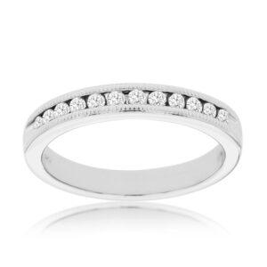 WHITE GOLD DIAMOND WEDDING BAND WC8919D